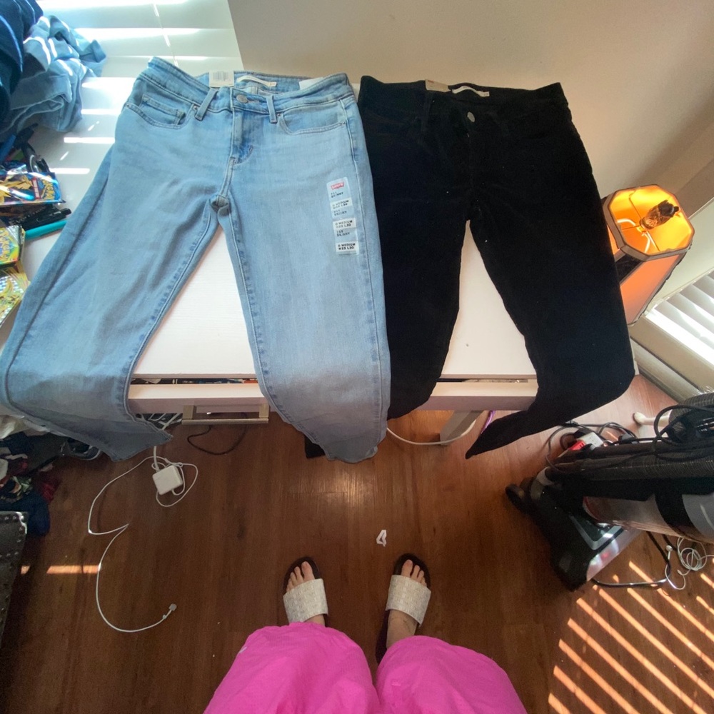 Levi 711 Skinny Jean Bundle size 0/25W